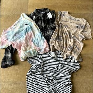 Lot of girls Abercrombie shirts 13/14
